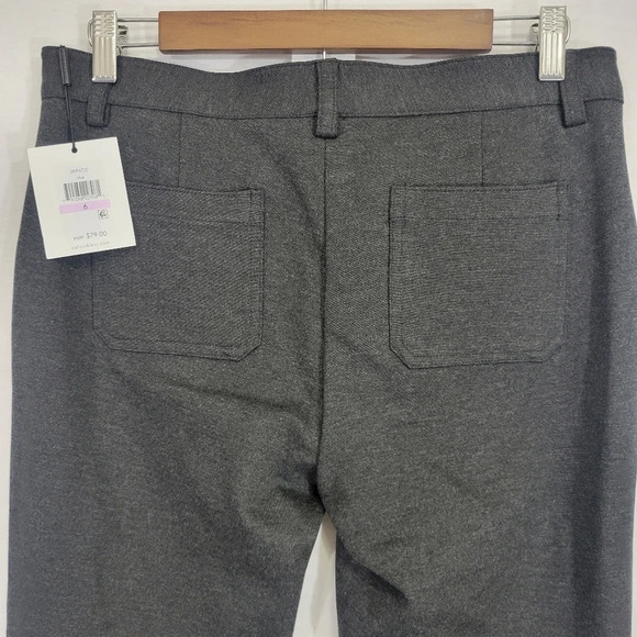 NEW Calvin Klein Gray Business Career Office Stretch Slim Pants size 6 - Picture 11 of 11